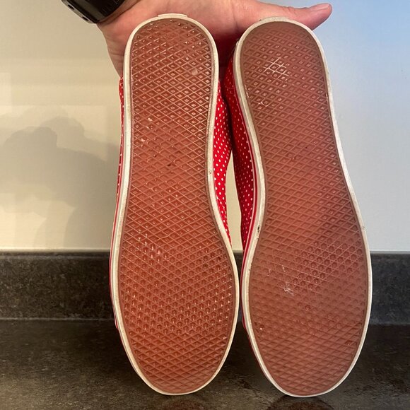 Vans Leah Polka Dot Skate Shoes - Size 10 - Picture 7 of 9